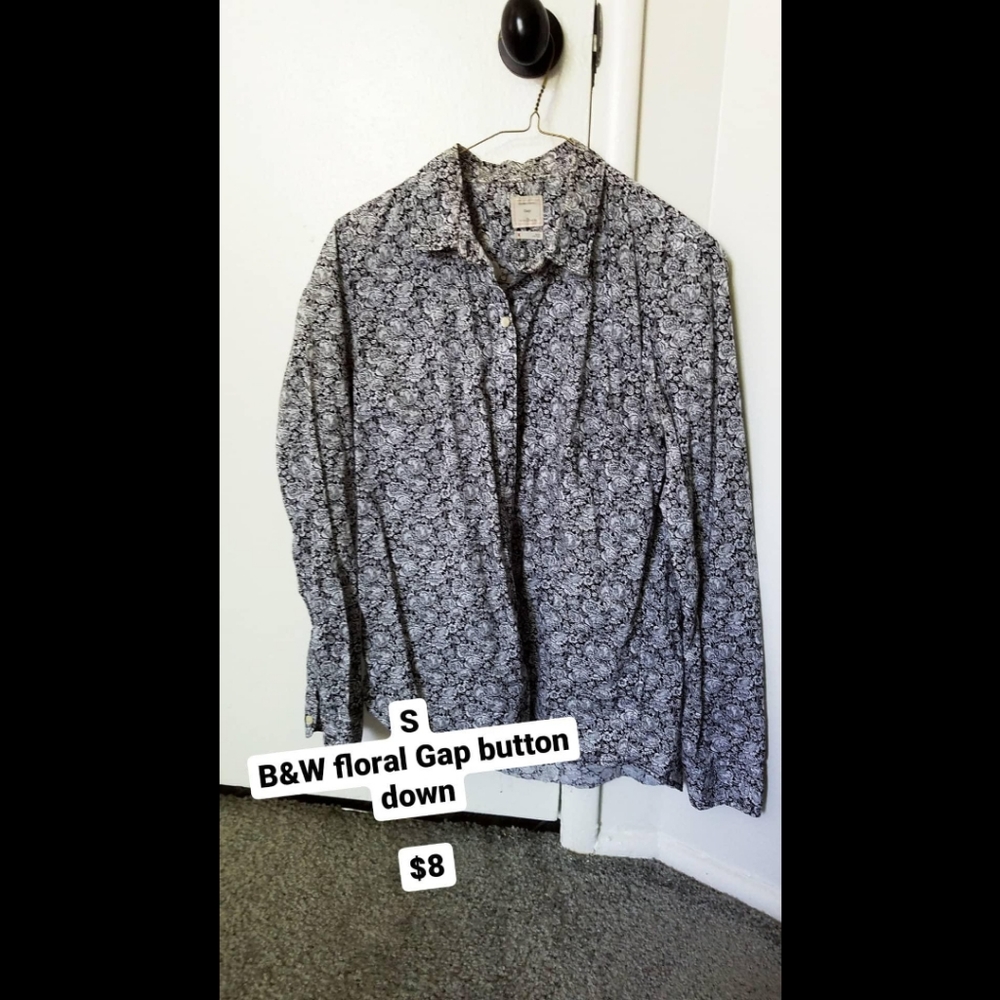 Floral Print Button Down
